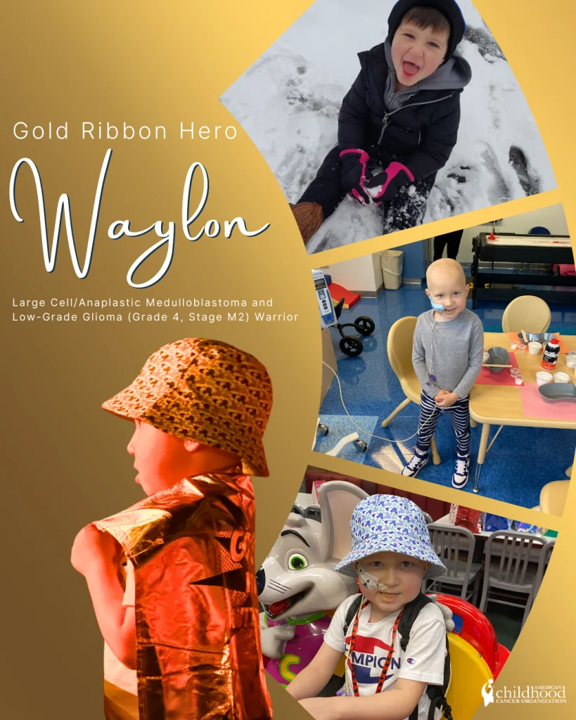 Five-Year-Old Waylon Serves as Ambassador for Childhood Cancer Awareness Following Diagnosis of High-Grade Medulloblastoma 1 five year old waylon serves as ambassador for childhood cancer awareness following diagnosis of high grade medulloblastoma