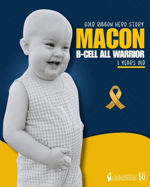 meet macon a 3 year old b cell acute lymphoblastic leukemia warrior