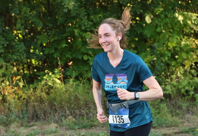 running for research team ccrf athletes champion childhood cancer awareness at medtronic twin cities marathon